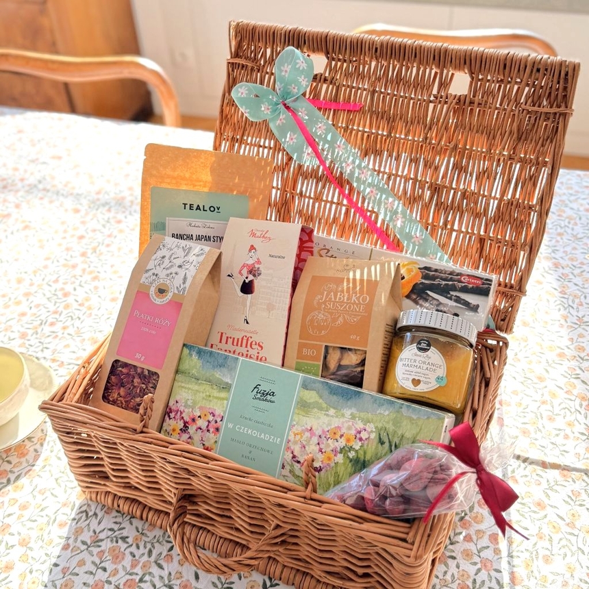 Süßer Picknickkorb